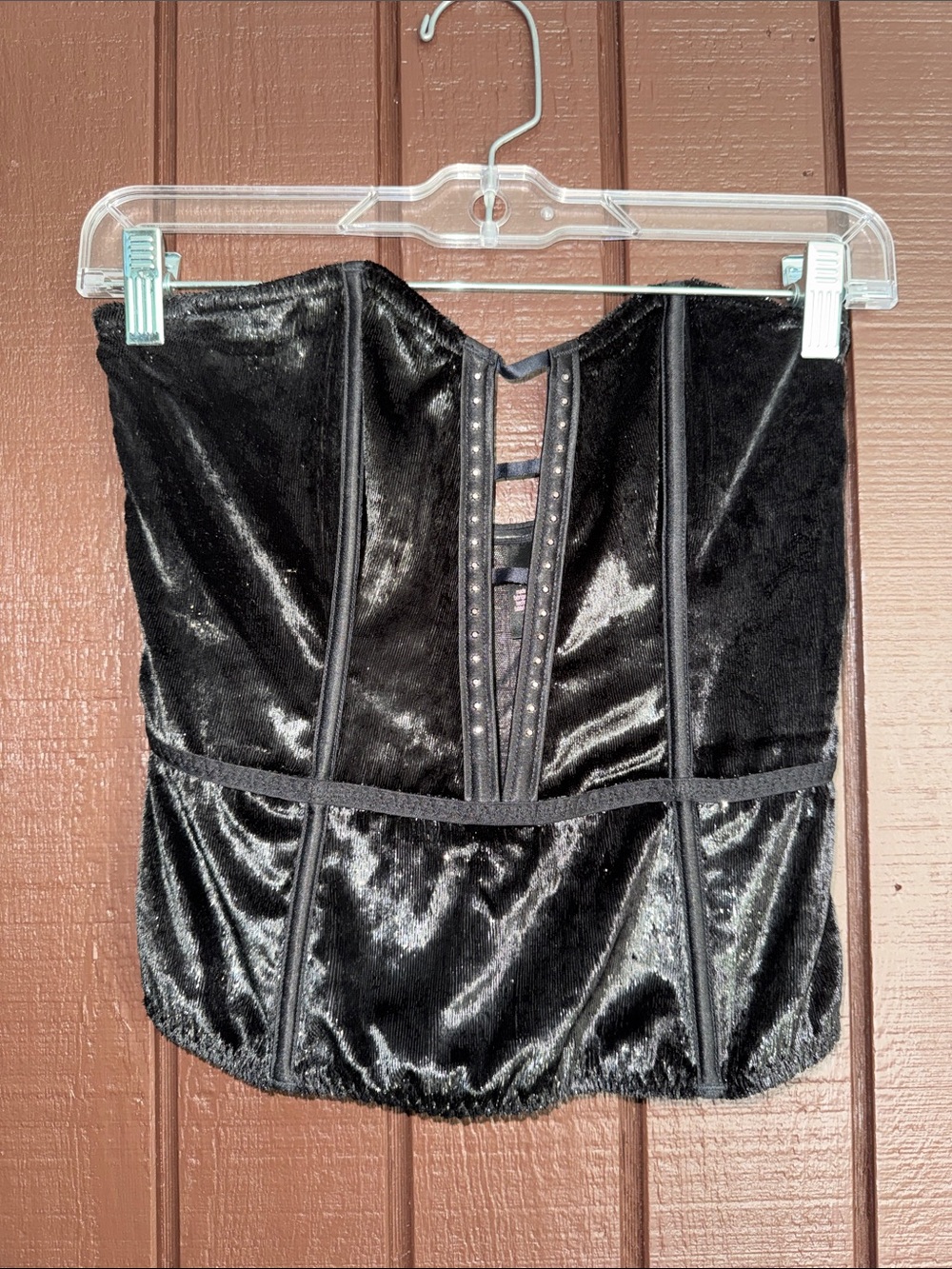 Victoria's Secret Black Corset Top